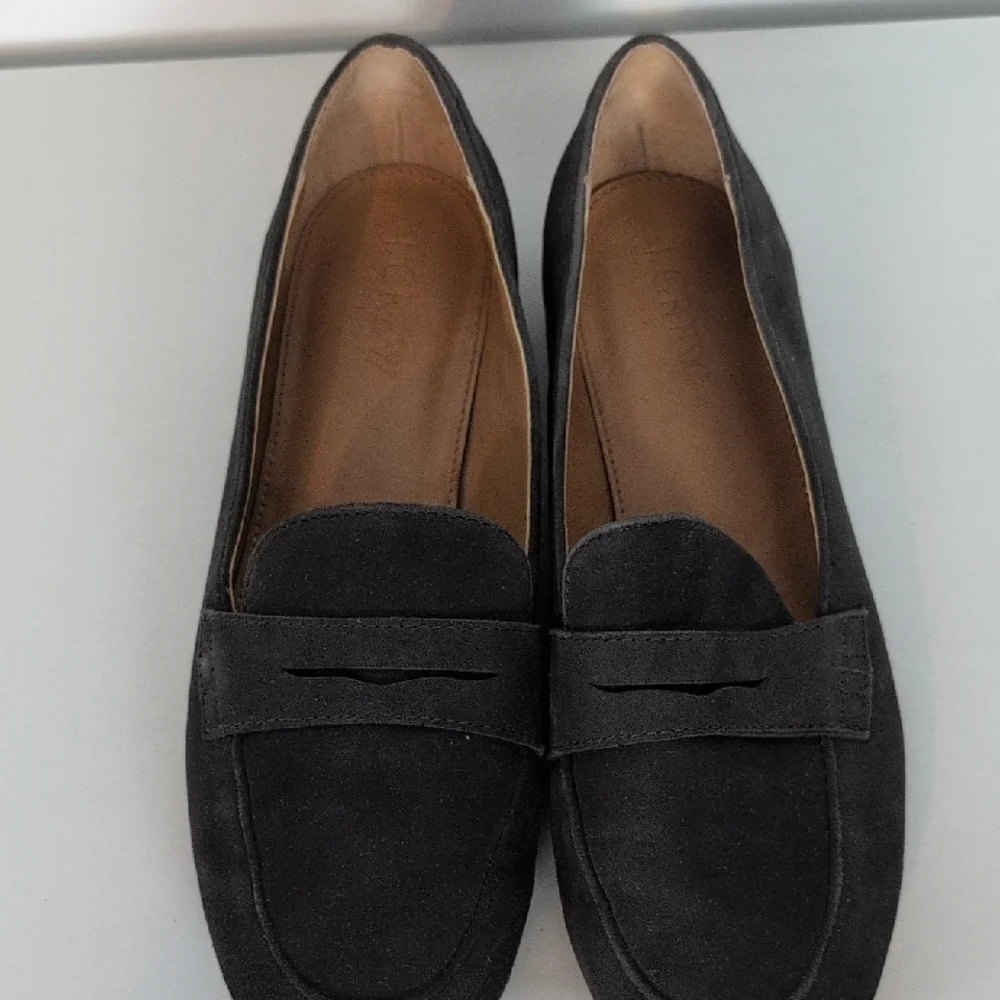J. Crew Factory Leather Suede Loafers